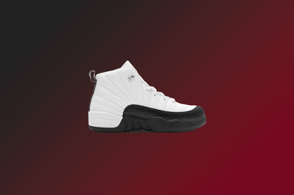 Air Jordan 12 Retro (PS) - White/Gym Red/Black