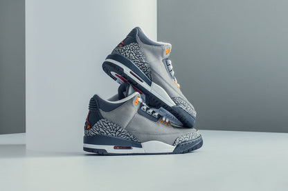 Air Jordan 3 Retro "Cool Grey" - Silver/Sport Red