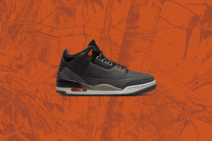 Air Jordan 3 Retro 'Fear' - Night Stadium/Total Orange/Black