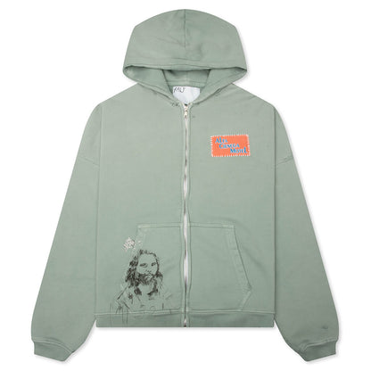 Alta Cienega Zip Hoodie - Green