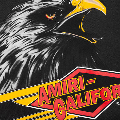 Amiri Eagle Oversized Tee - Black