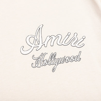 Amiri Hollywood Tee - Alabaster