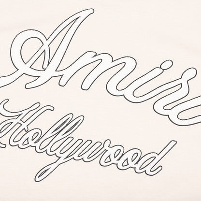 Amiri Hollywood Tee - Alabaster