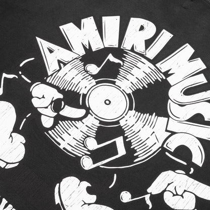 Amiri Music Record Tee - Black
