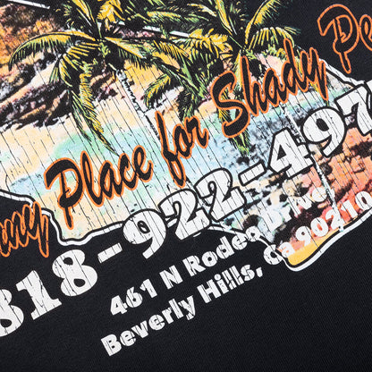 Amiri Sunny Place Oversized Tee - Black