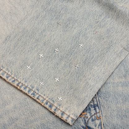 Anti K Stagelight Metalik Pants - Denim