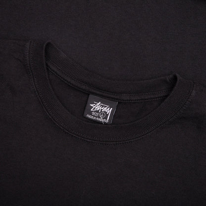 Arched Pigmented Dyed Tee - Black
