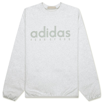 Fear of God Athletics x Adidas Cotton Fleece Crewneck - Light Heather Grey