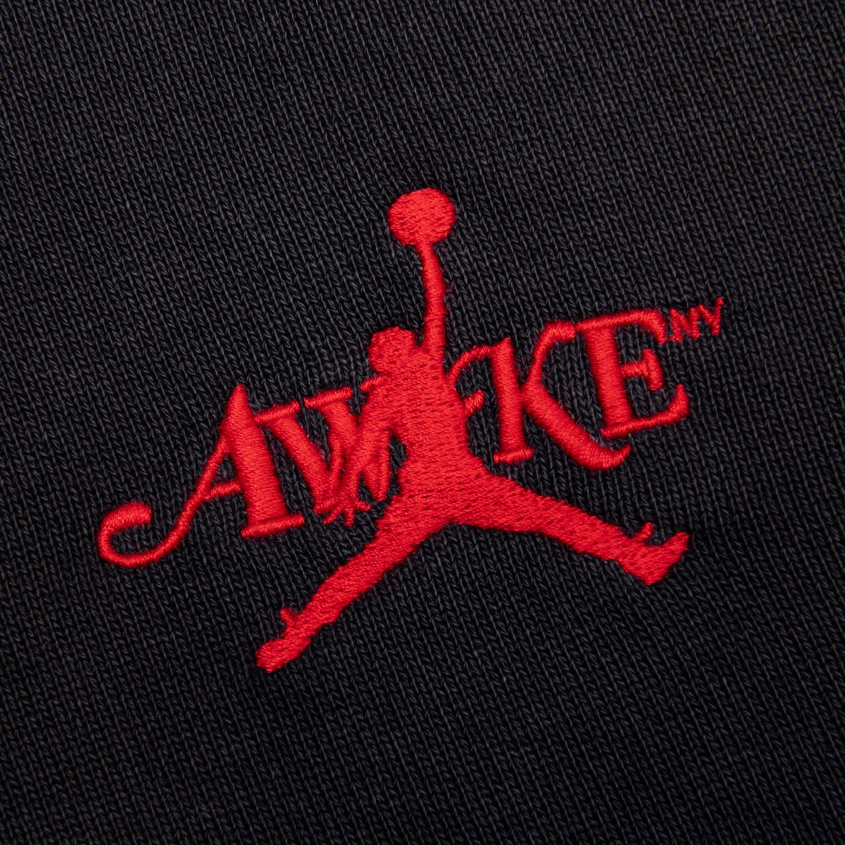 Awake NY x Jordan Fleece Hoodie - Black/Sail/University Red