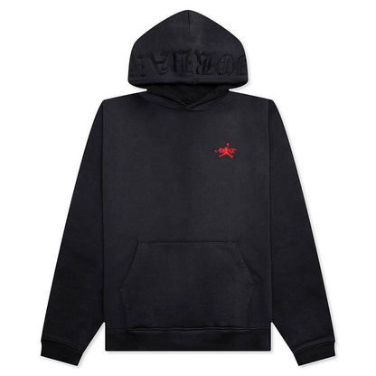 Awake NY x Jordan Fleece Hoodie - Black/Sail/University Red