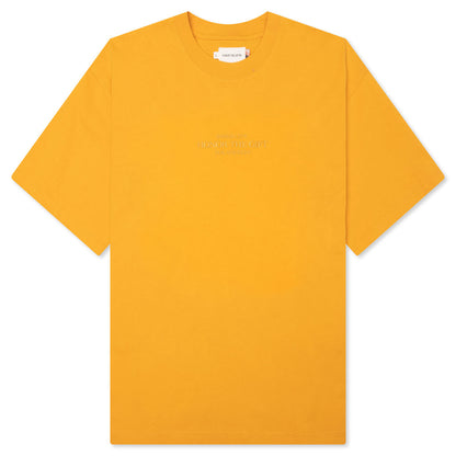 B-Summer Embroidery Box Tee - Yellow