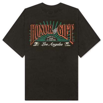B-Summer HTG Cigar Label Short Sleeve Tee - Black