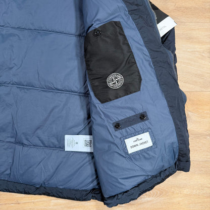 Stone Island Nylon Metal Down Parka in Navy