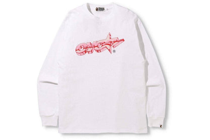 BAPE X OVO LONG SLEEVE PINK