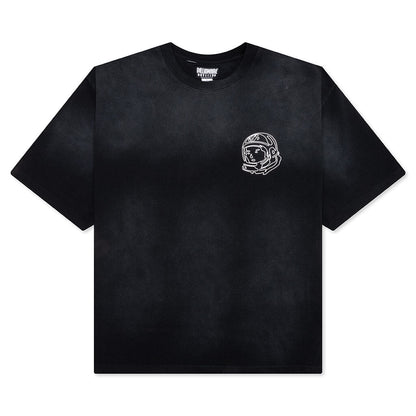 BB Faded Helmet S/S Crop Fit Knit - Black