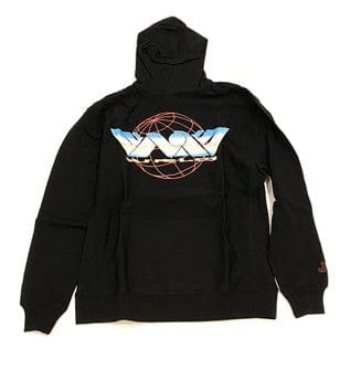 JUICE WRLD X VLONE ORANGE GLOBE HOODIE BLACK