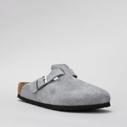 BIRKENSTOCK - BOSTON 1029708 - SFB BASALT GREY SUEDE
