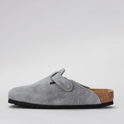 BIRKENSTOCK - BOSTON 1029708 - SFB BASALT GREY SUEDE