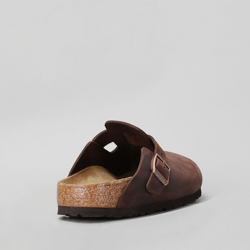 BIRKENSTOCK - BOSTON CLOGS 860133 - HABANA OILED LEATHER - NARROW FIT
