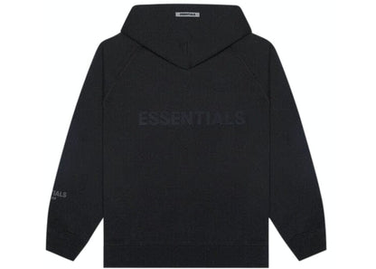 ESSENTIALS FOG 3D SILICON ZIP UP HOODIE BLACK