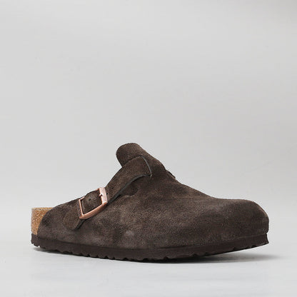 BIRKENSTOCK - BOSTON CLOGS - MOCCA SUEDE