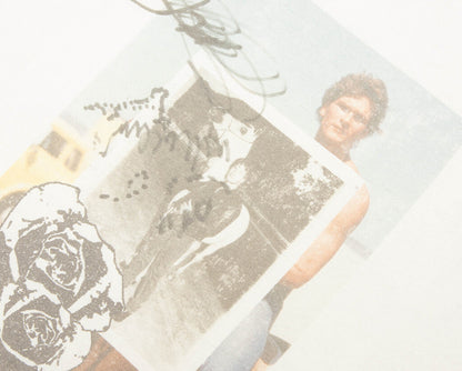 Back To Life Ringer Tee - White