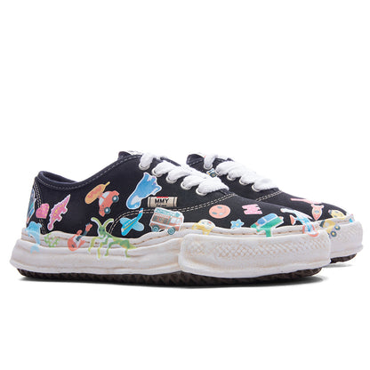 Baker Low OG Sole Canvas Stickers Print - Black