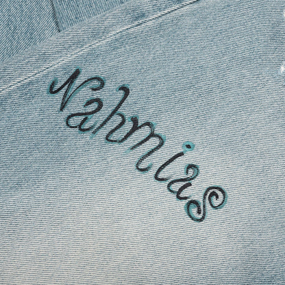 Bandaid Baggy Jeans - Light Washed