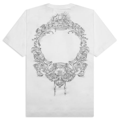 Baroque Print S/S T-Shirt - White