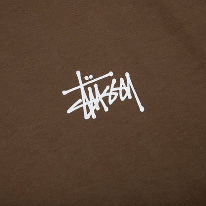 Basic Stussy Pigment Dyed Tee - Brown