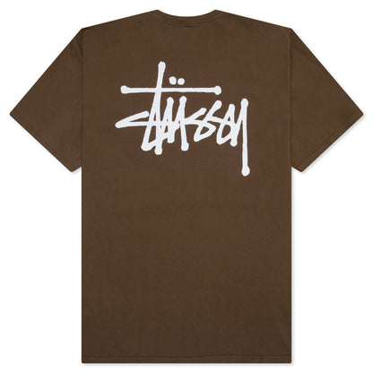 Basic Stussy Pigment Dyed Tee - Brown