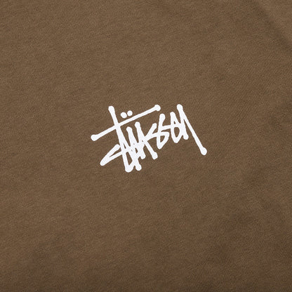 Basic Stussy Pig. Dyed L/S Tee - Brown