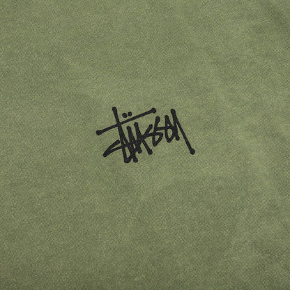 Basic Stussy Pig. Dyed L/S Tee - Olive