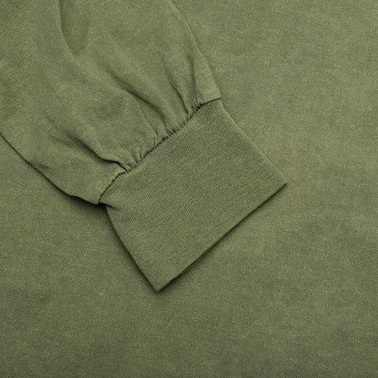 Basic Stussy Pig. Dyed L/S Tee - Olive