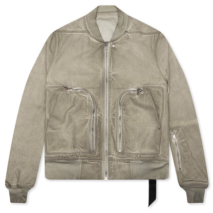 Bauhaus Flight Denim Bomber Jacket - Sand