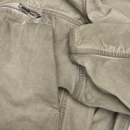 Bauhaus Flight Denim Bomber Jacket - Sand