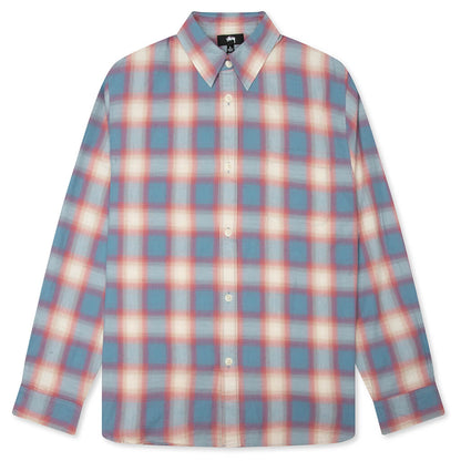 Beach Ombre Plaid Shirt - Blue