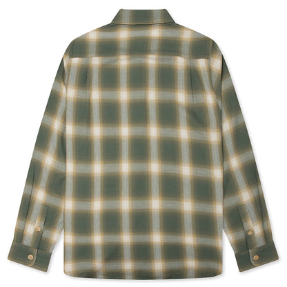Beach Ombre Plaid Shirt - Green