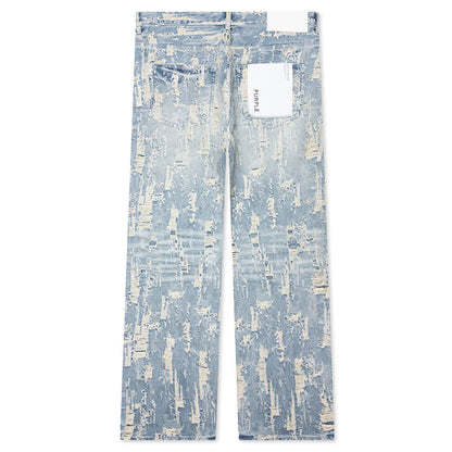 Bead Splatter Destroy - Light Indigo