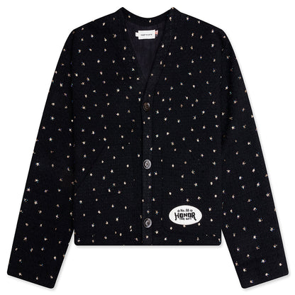 Beaded Cardigan - Black