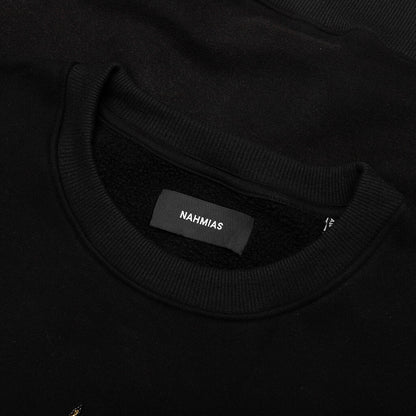 Beaded Sun Crewneck - Worn Black