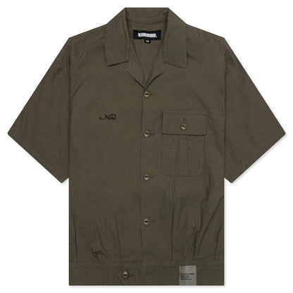Belted Officer S/S Shirt - Olive Drab