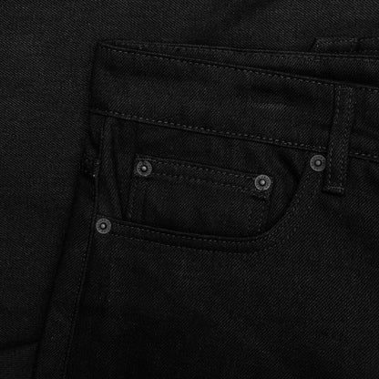 Berry Wide Denim Short - Jet Black