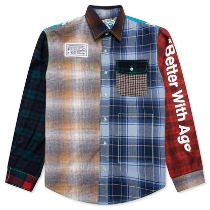 *Better with Age x Pendleton Whitney Reversible Flannel Overshirt - Multi