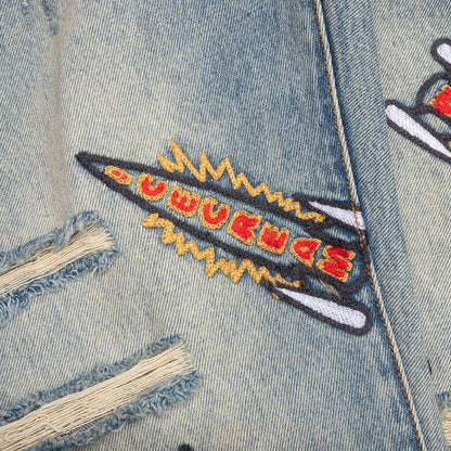 Strawberry Fit Blast Off Jeans - Hot Fudge