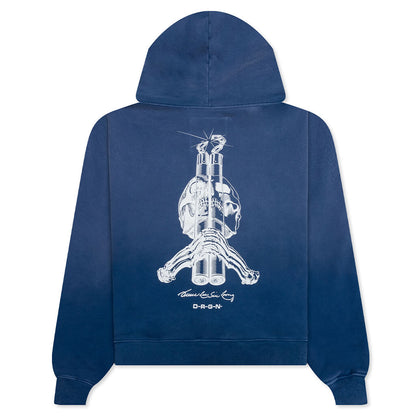 Bones Hoodie - Faded Navy