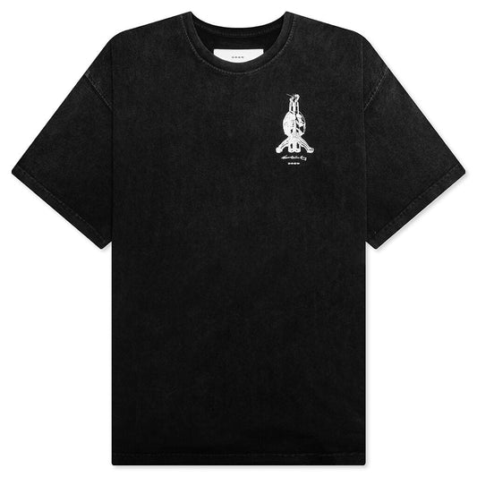 Bones Tee - Faded Black