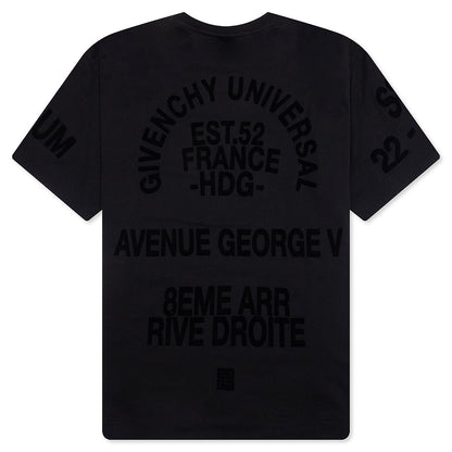 Boxy Fit T-Shirt - Black