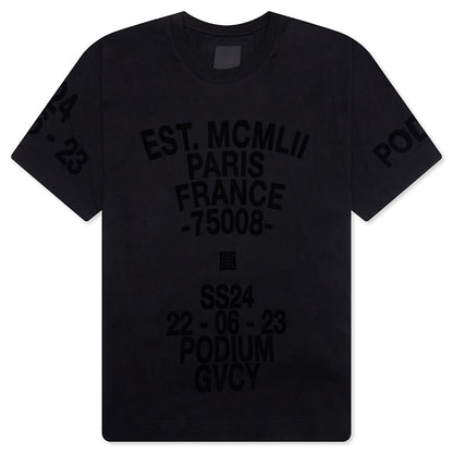 Boxy Fit T-Shirt - Black