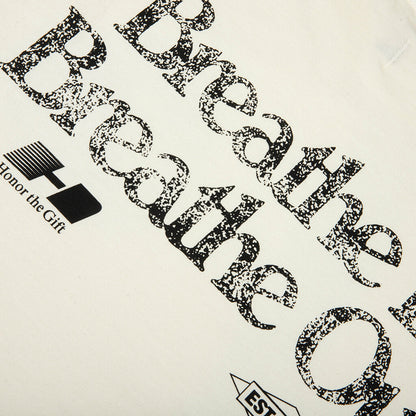 Breathe In Breathe Out S/S Tee - White
